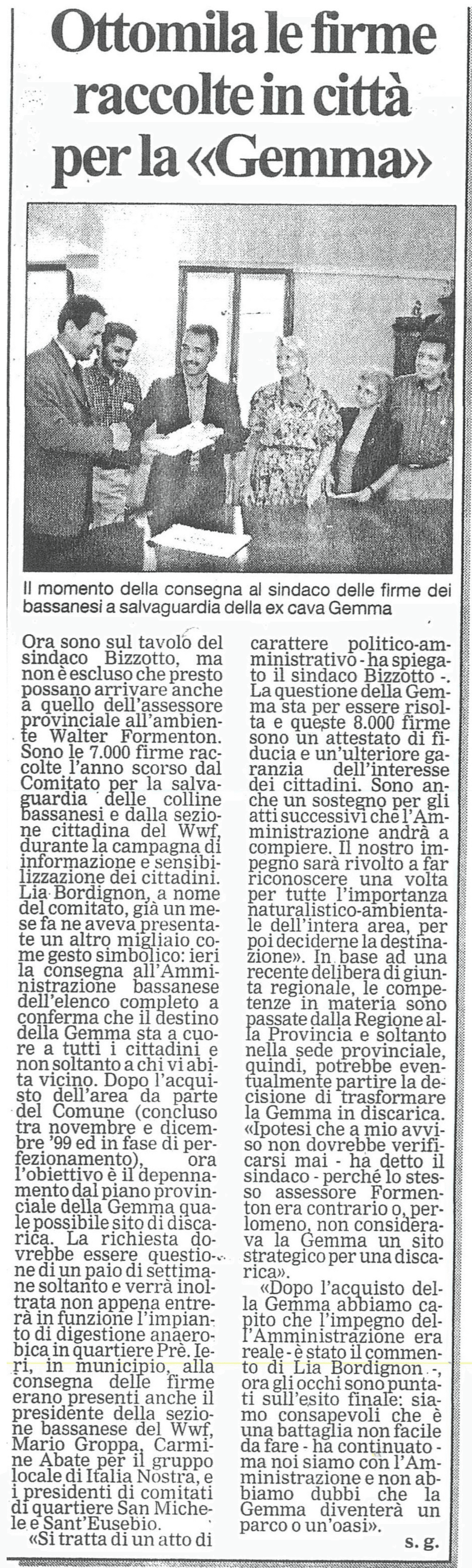 Estratto giornalistico collegato alla fase conclusiva della battaglia.